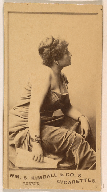 William S. Kimball & Company, Miss Rubens, from the Actresses series (N203) issued by Wm. S. Kimball & Co.