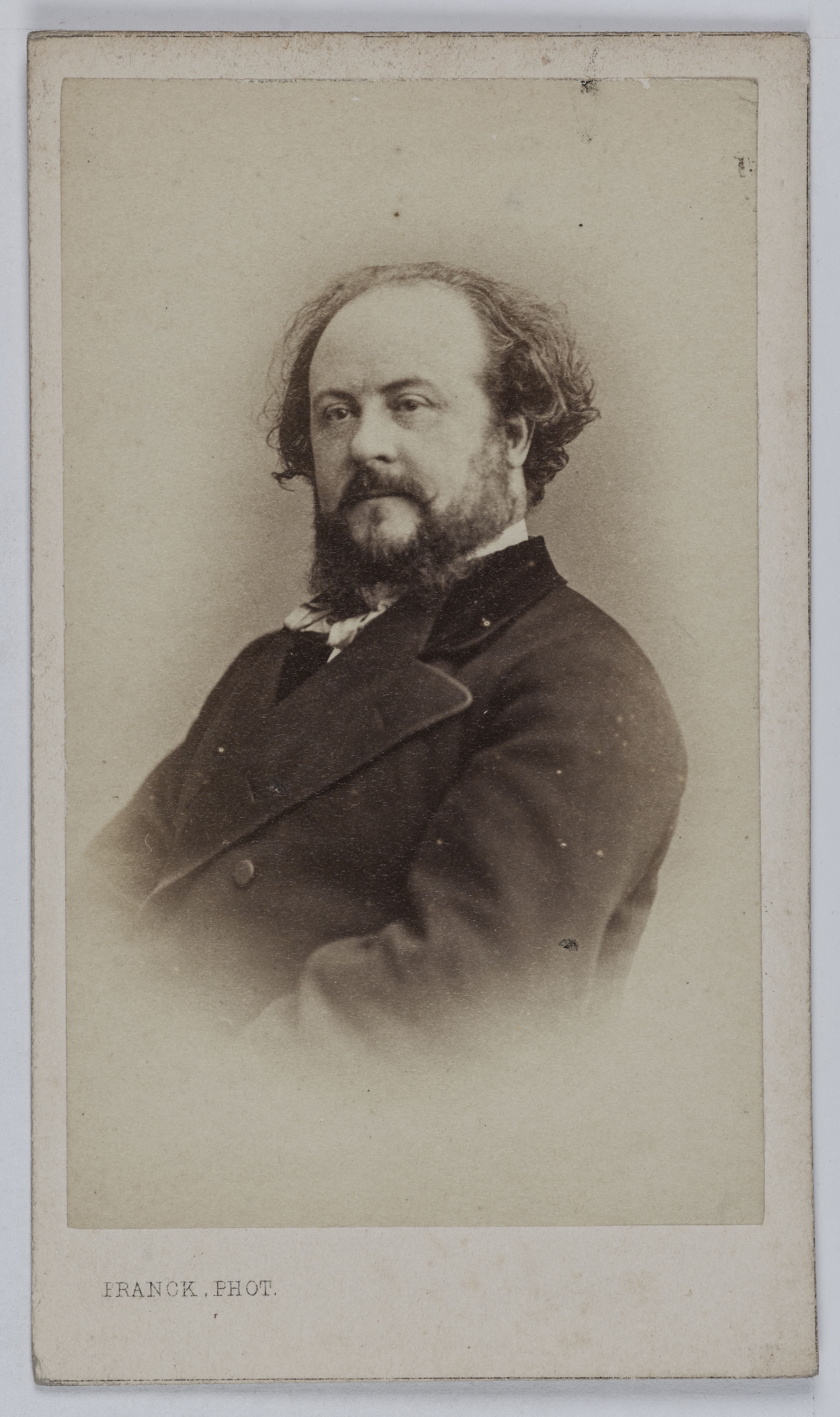 Franck, Portrait d'Hippolyte Gustave Roger (1815-1879), ténor et professeur au Conservatoire.