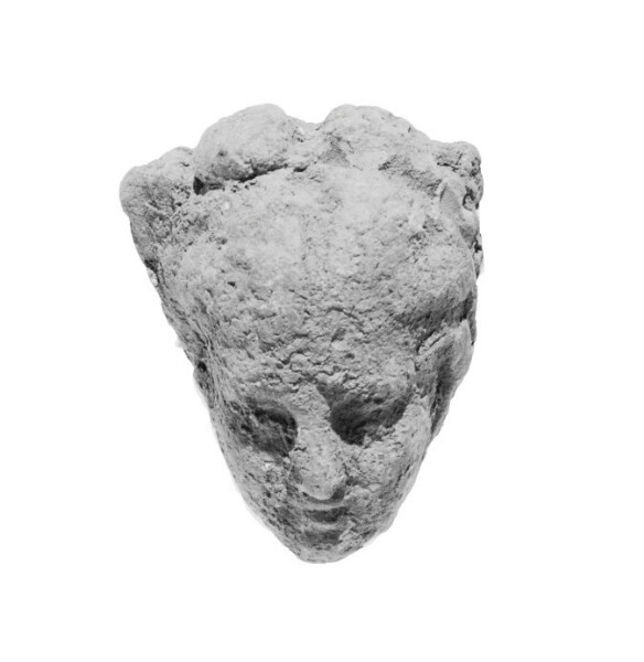 Unknown, Head with Melon Coiffure and Wreath