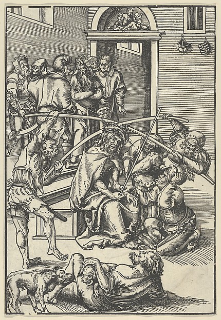 Lucas Cranach the Elder, Christ crowned with Thorns, from The Passion