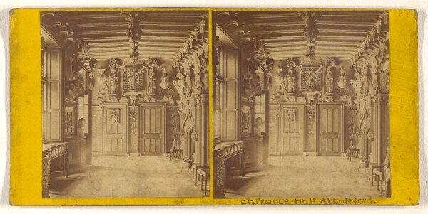 George Washington Wilson, Abbotsford - The Entrance Hall.