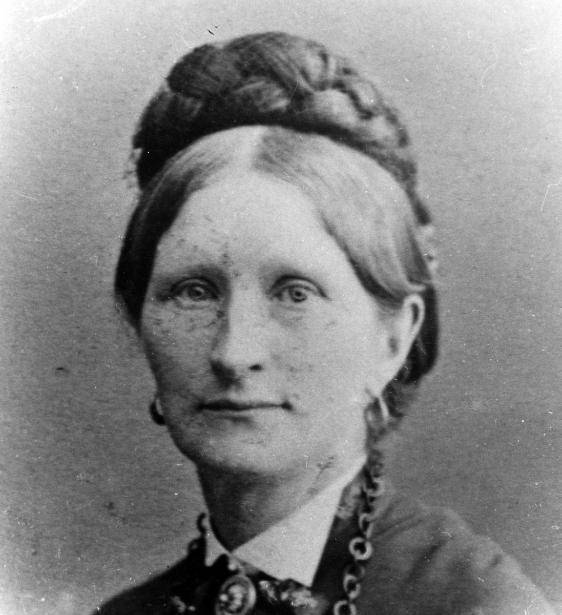 Anno Domkirkeodden, RINA SANDBERG, (INGERINE) FØDT: PETERSON 22. 11. 1832 - 27. 09. 1921, GIFT MED EIER AV STORHAMAR GÅRD: OLE RØMER AAGAARD SANDBERG