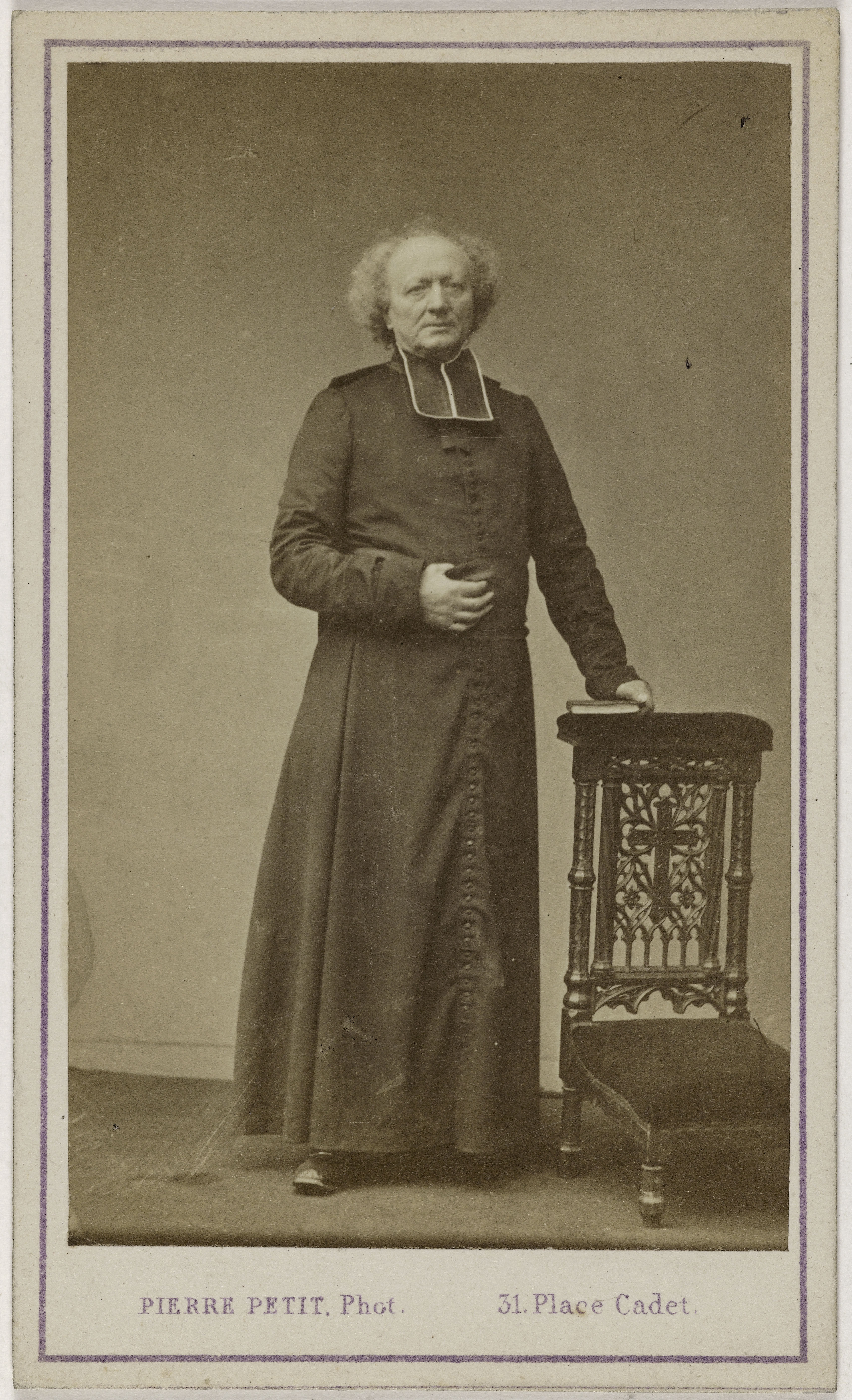 Pierre Petit, Portrait de l'abbé Jean-Gaspard Deguerry (1797-1871), (curé de la Madeleine, fusillé par les Communards)