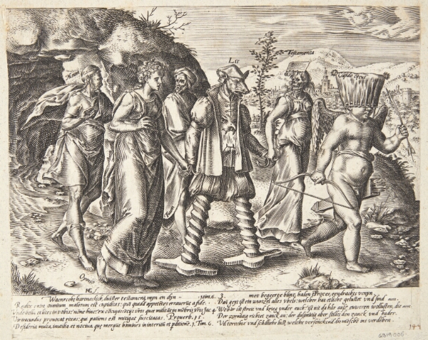 Hendrick Goltzius, Loven lader sig lede af det blinde begær