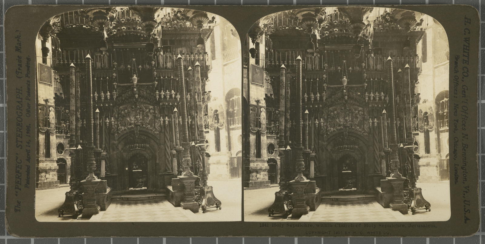 Desconegut, Holy Sepulchre, the Church of the Holy Sepulchre, Jerusalem. White, H.C. & Co., The\ ‘Perfec\’ Stereograph