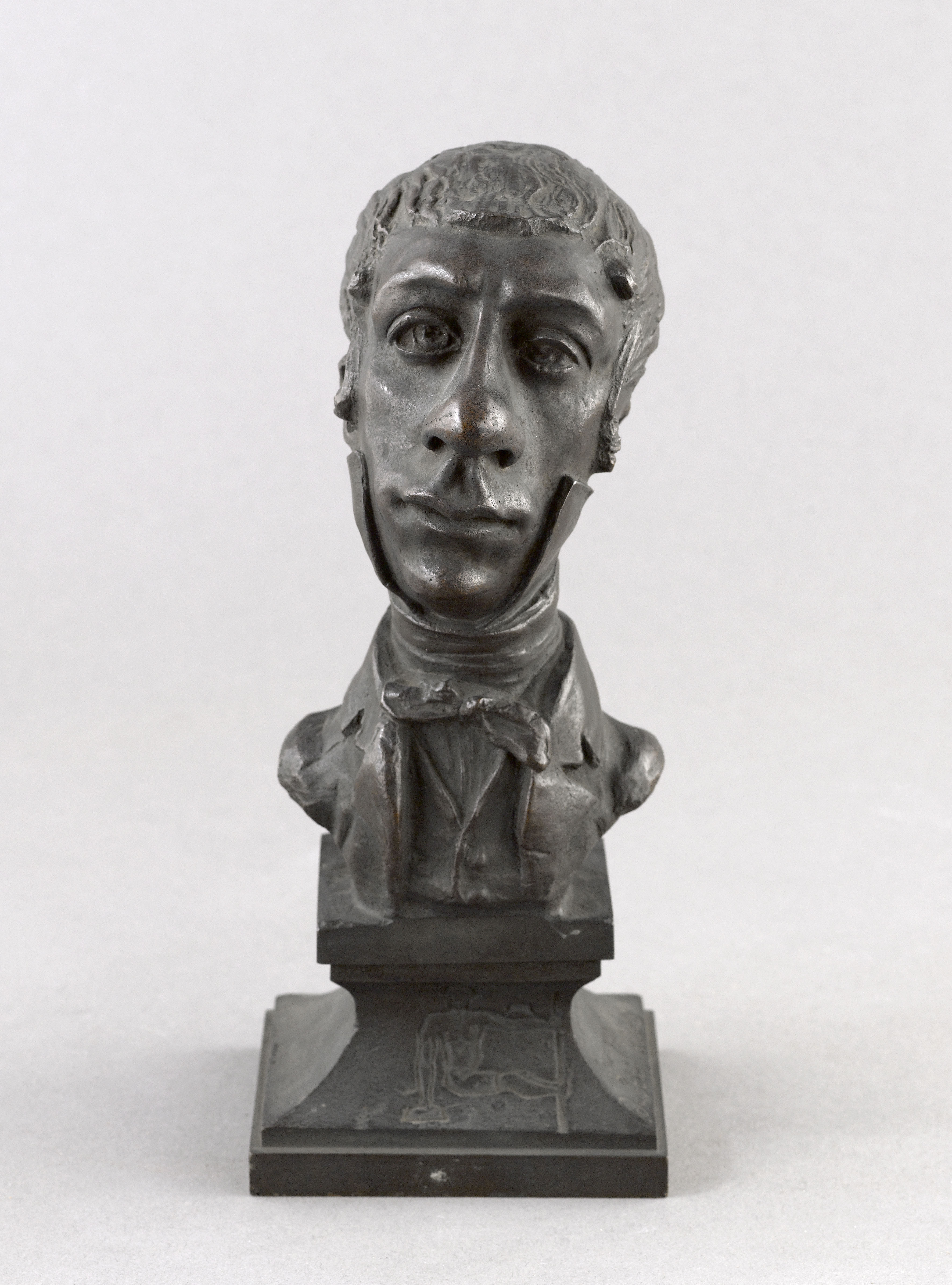Jean Pierre Dantan, Portrait-charge d'Etienne Augustin Tousez, dit Alcide Tousez (1806-1850), acteur au théâtre du Palais-Royal