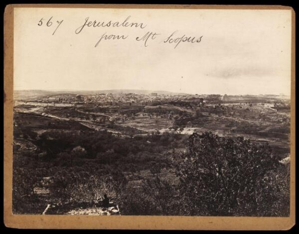 Francis Frith, Jerusalem from Mount Scopus