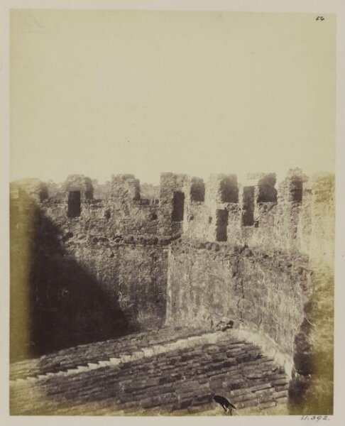 Parker, John Henry, Gates of Rome -  Porta Ostiensis, now di S. Paolo, interior of Battlements, Theodoric, A.D. 500