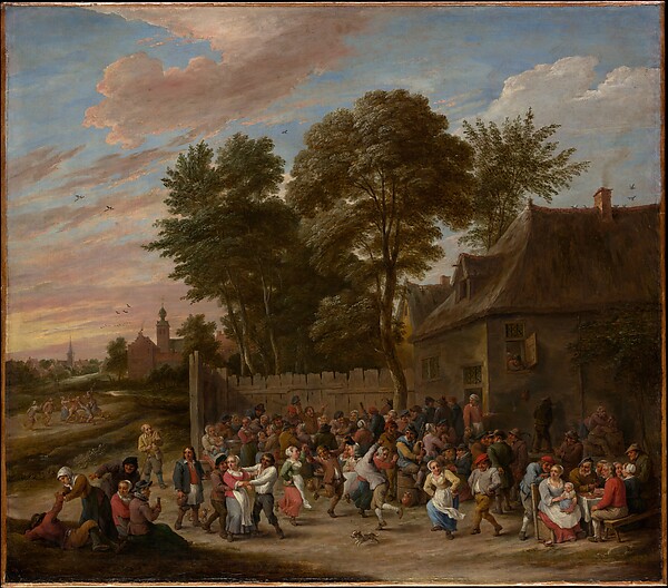 David Teniers the Younger, Peasants Dancing and Feasting
