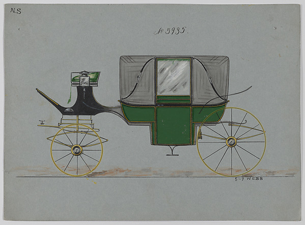 Brewster & Co., Design for Landau, No. 3935