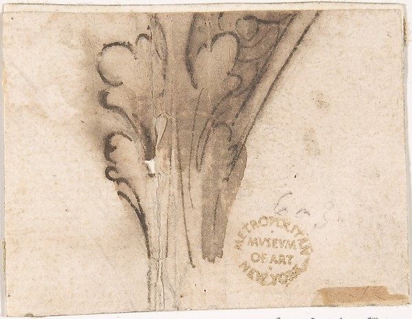 Anonymous, Italian, 16th century, Architectural detail