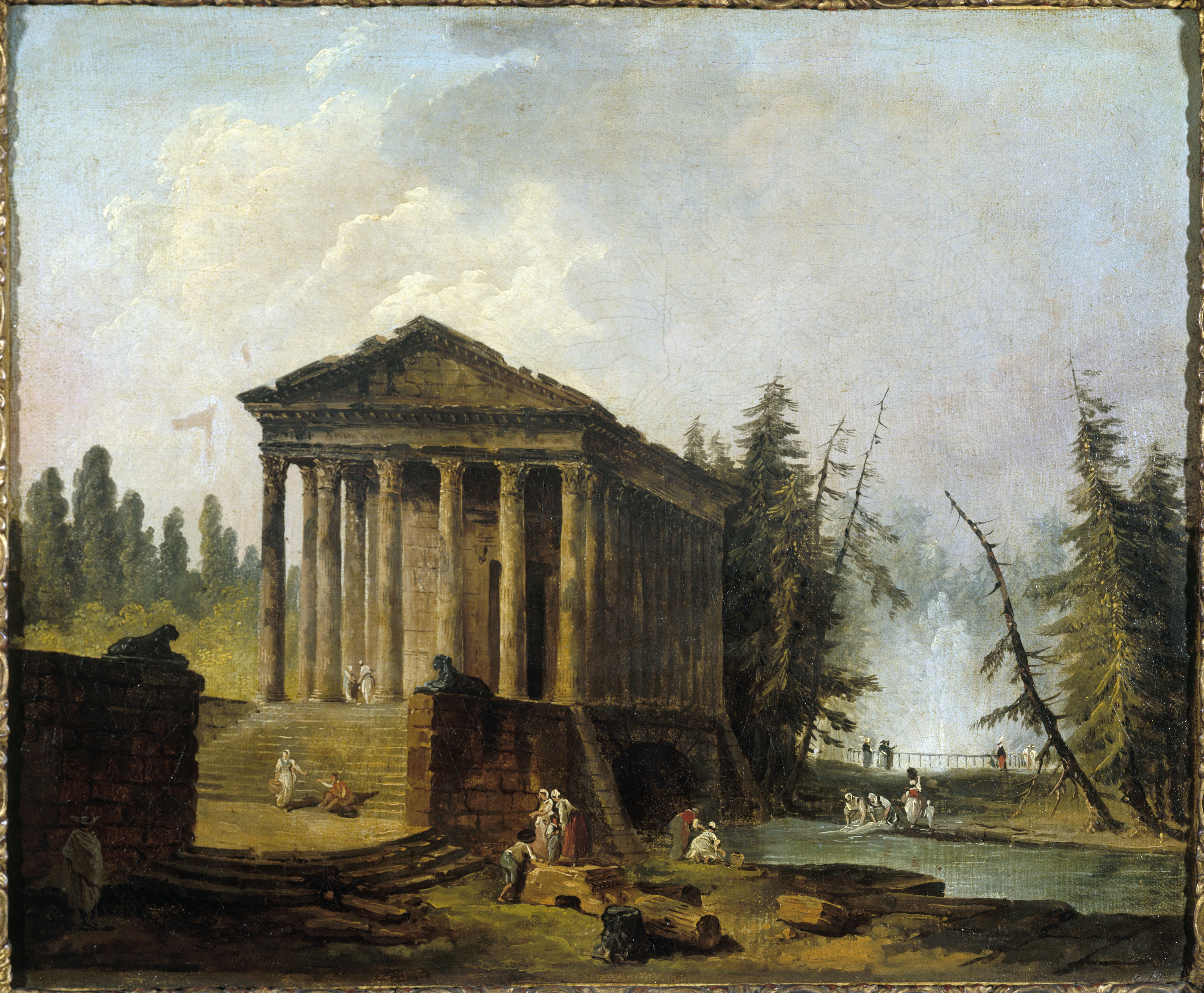 Hubert Robert, Le Temple antique