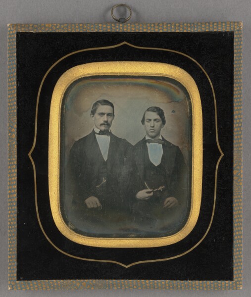 Unknown, [Portrait of Two Seated Men]