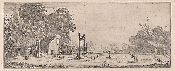 Jacques Callot, Le Jardin, appelé aussi Le Marais (The Garden, also called The Marsh), from "Les Quatre Paysages" (The Four Landscapes)