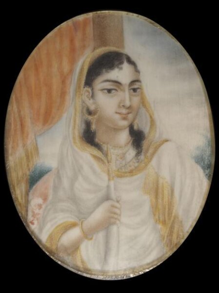 Unknown, One of five paintings of Indian ladies.