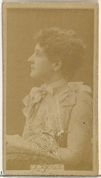 W. Duke, Sons & Co., [Actress in profile], from the Actors and Actresses series (N145-8) issued by Duke Sons & Co. to promote Duke Cigarettes