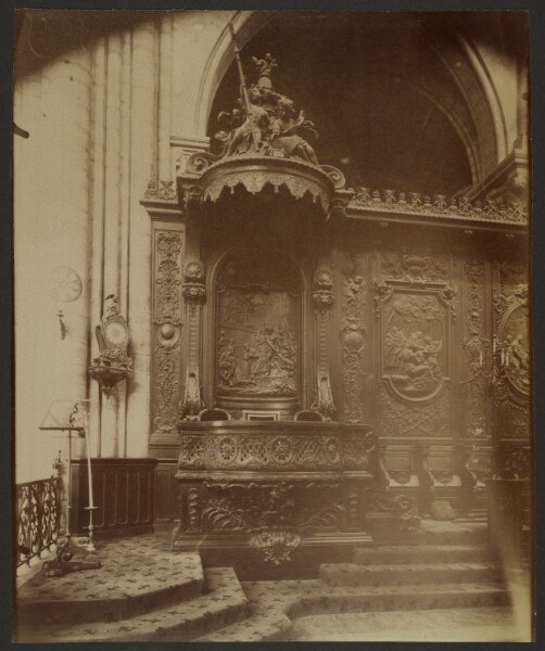 Eugène Atget, Notre-Dame, Stalles
