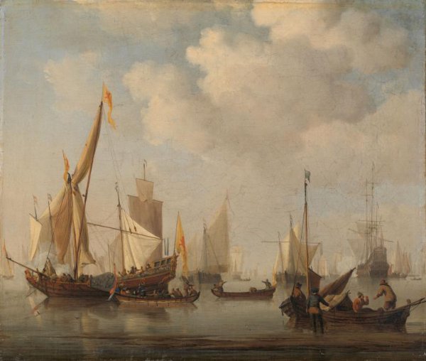 Willem van de Velde (II), A Calm at Sea