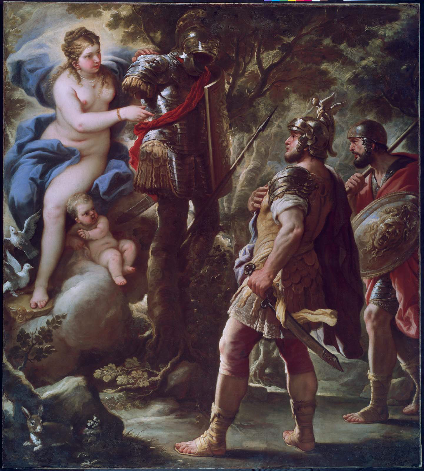 Luca Giordano, Venus Giving Arms to Aeneas