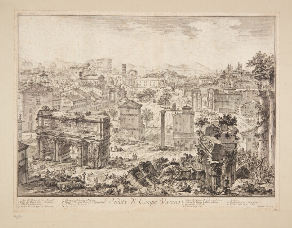 Giovanni Battista Piranesi, Forum Romanum set fra Capitol