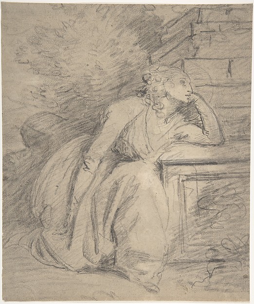 John Hoppner, Study of a Seated Woman