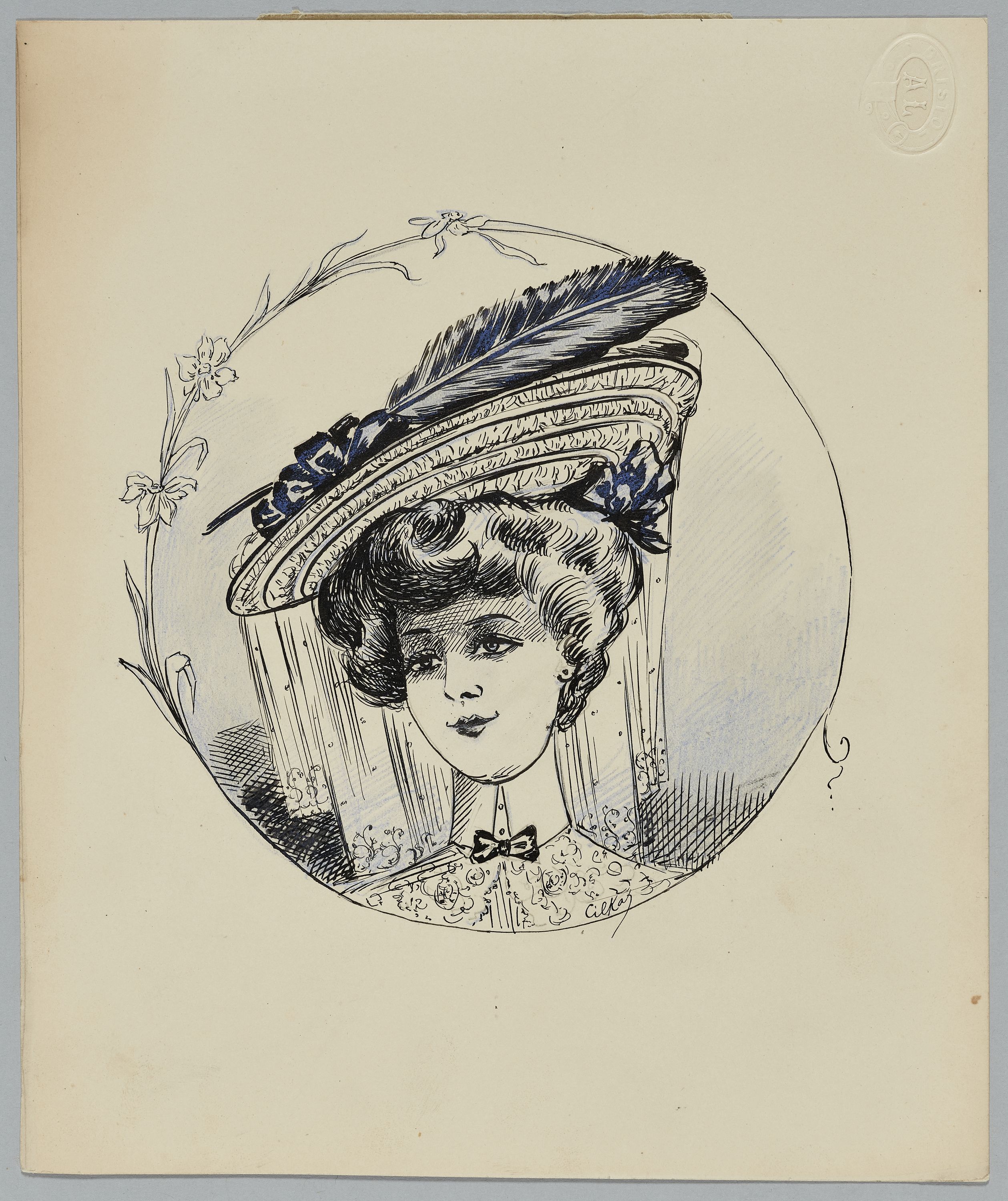 Cécile Kahn, Dessin de mode