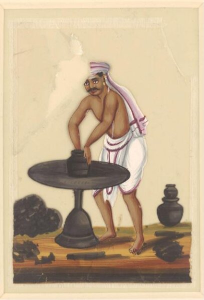 Unknown, One of twelve paintings depicting occupations.