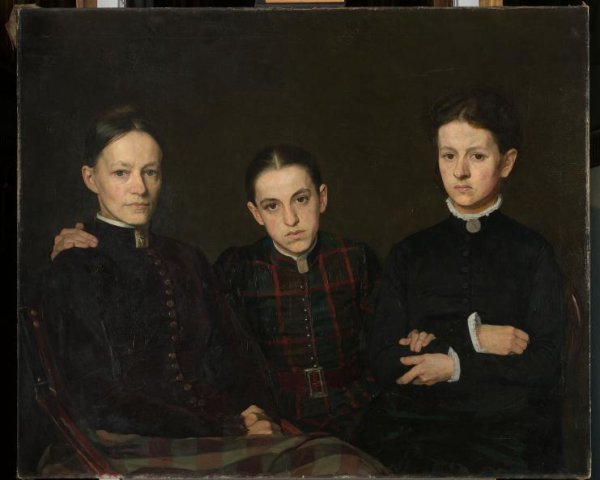 Jan Veth, Portrait of Cornelia, Clara and Johanna Veth