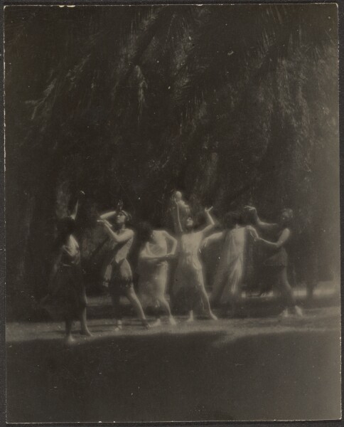 Louis Fleckenstein, [Dancers in Garden]