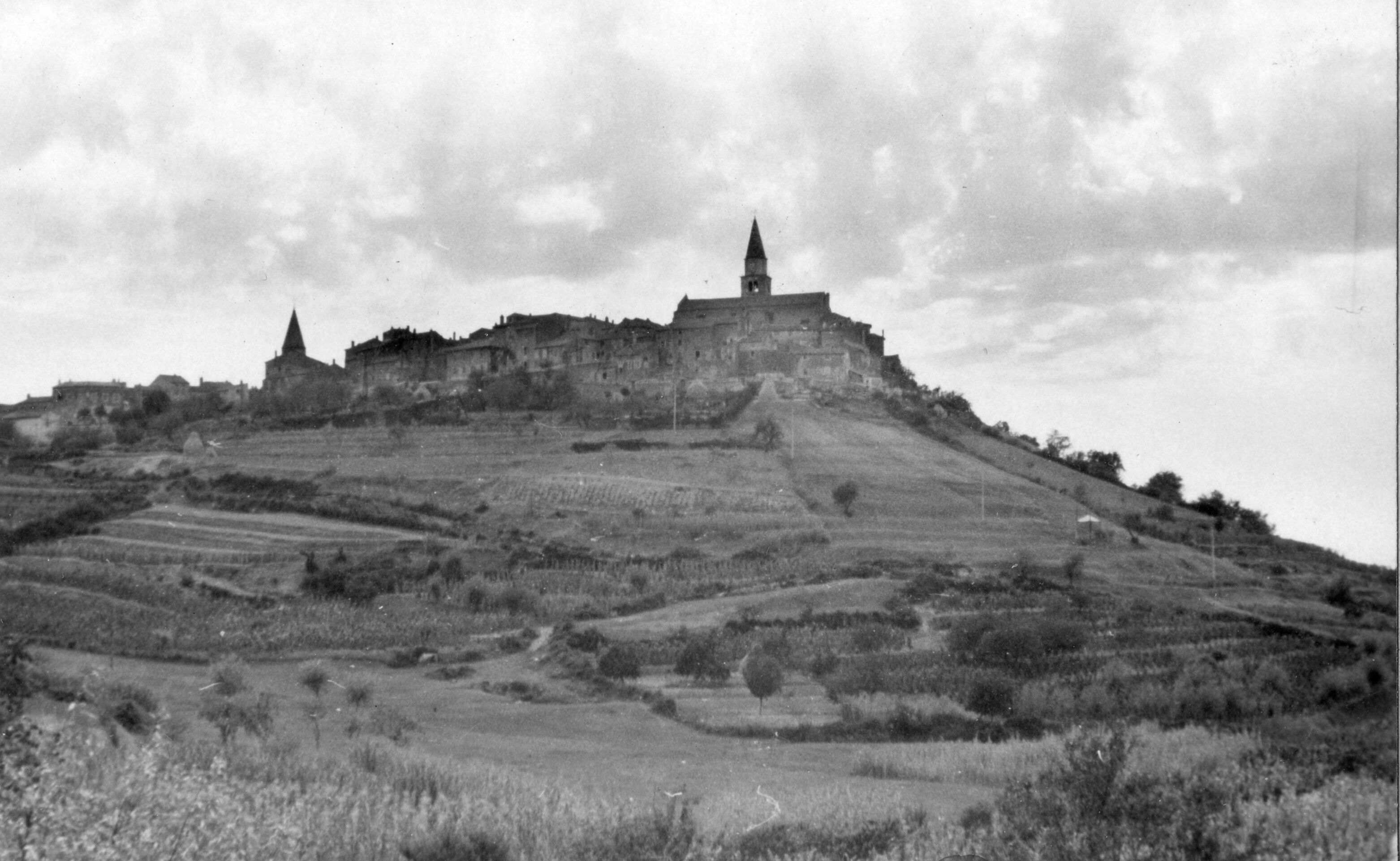 Branko Fučić, Buje, panorama mjesta