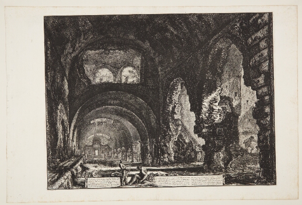 Giovanni Battista Piranesi, Det indre af den såkaldte Maecenas' Villa i Tivoli