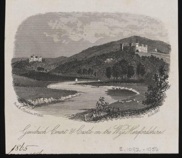 Unknown, Goodrich Court & Castle on the Wye, Herefordshire