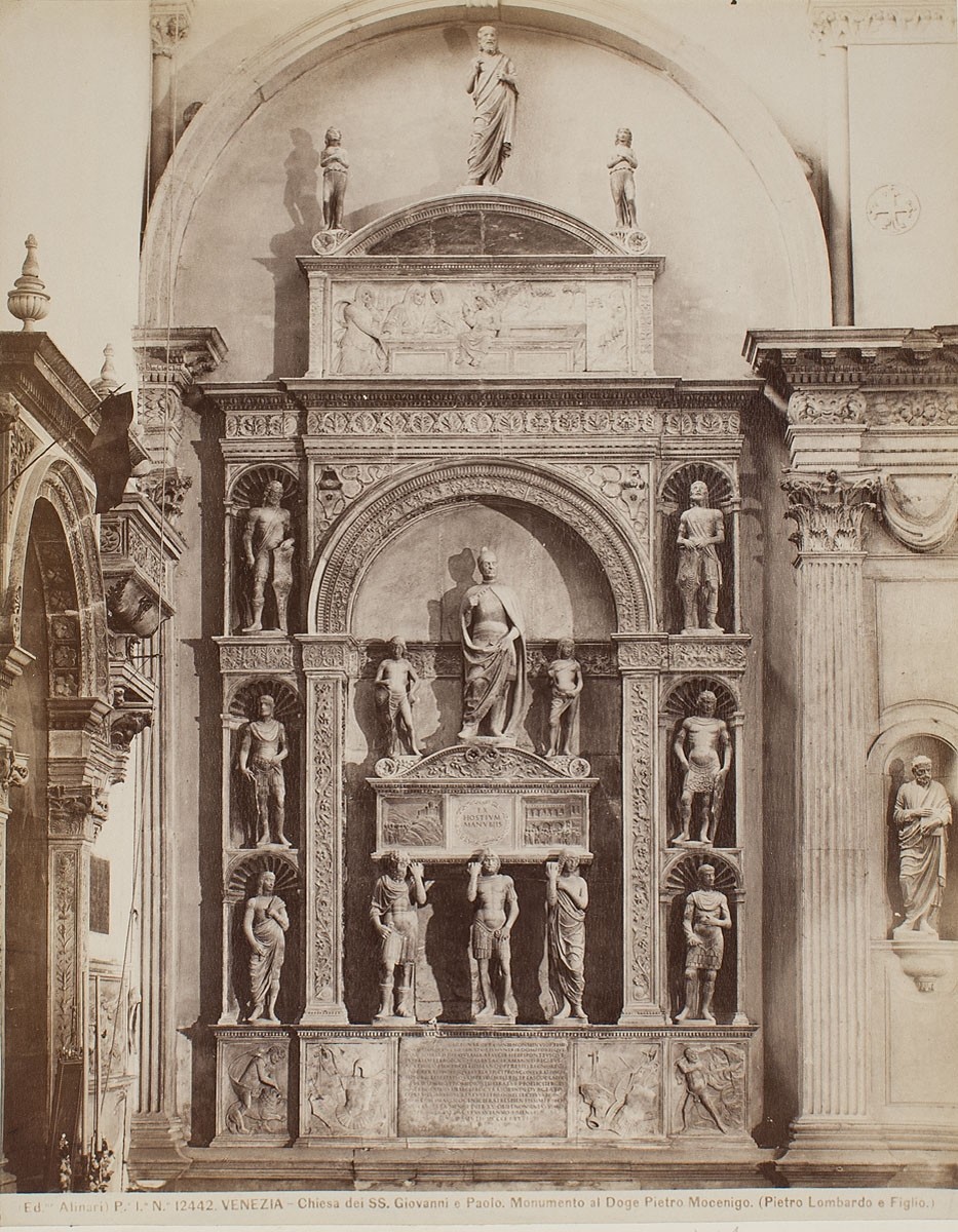 Fratelli Alinari, Kirche SS. Giovanni e Paolo, Grabmal des Dogen Pietro Mocenigo, Venedig