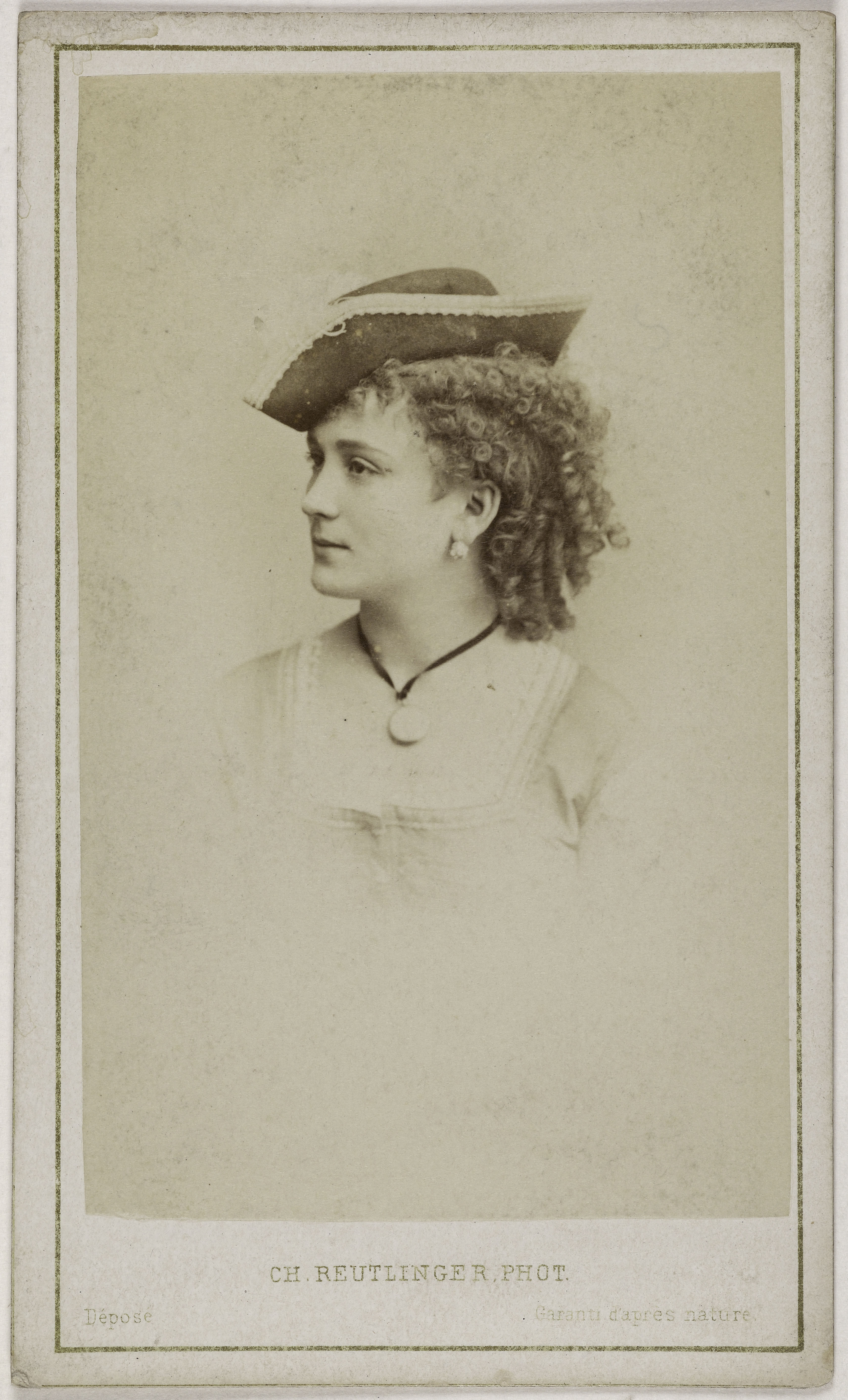 Charles Reutlinger, Portrait de Marie-Anne Daudoird, (Marie-Anne Giraud, dite, 1831-19), (actrice)