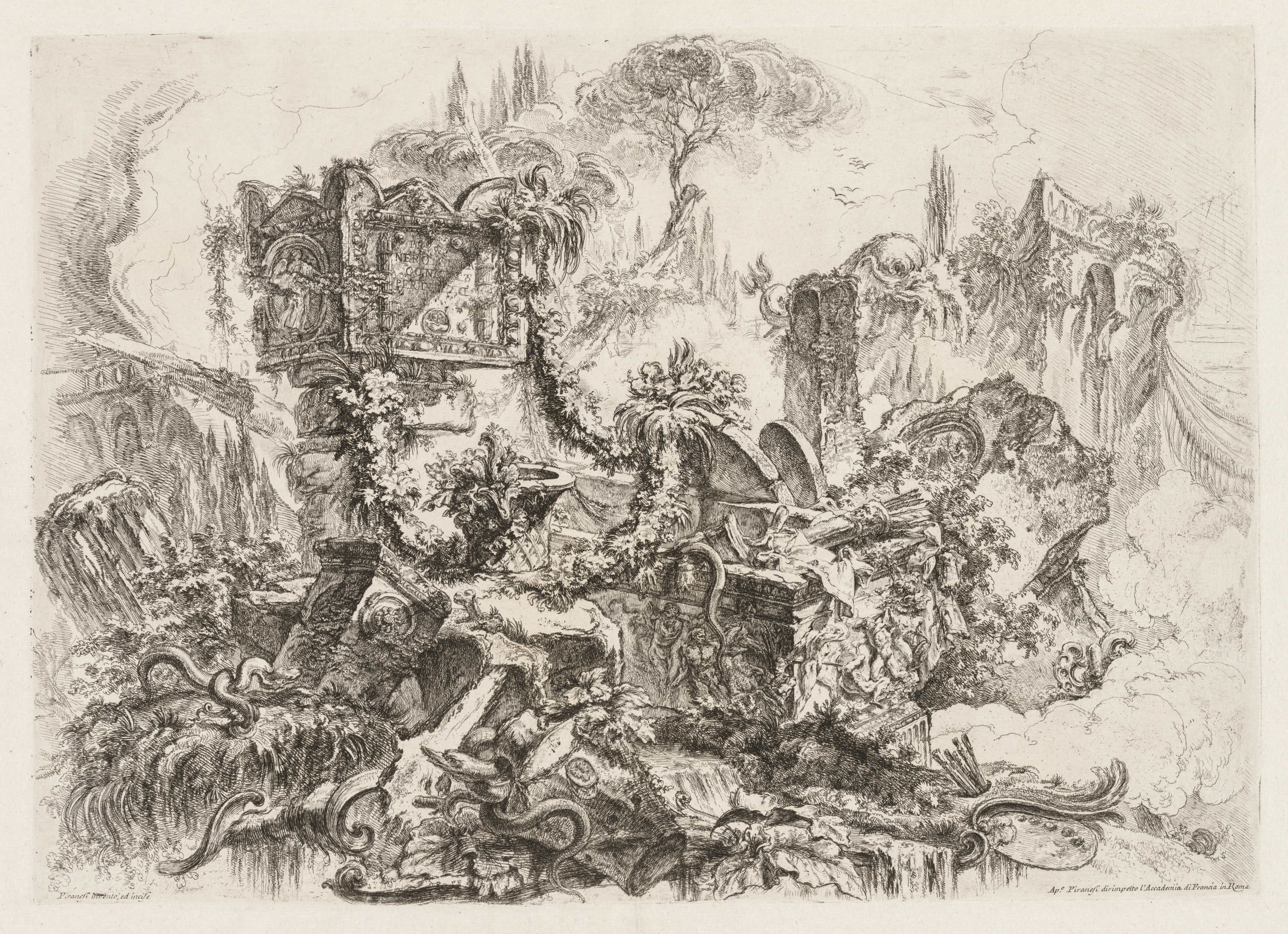 Giovanni Battista Piranesi, The Tomb of Nero