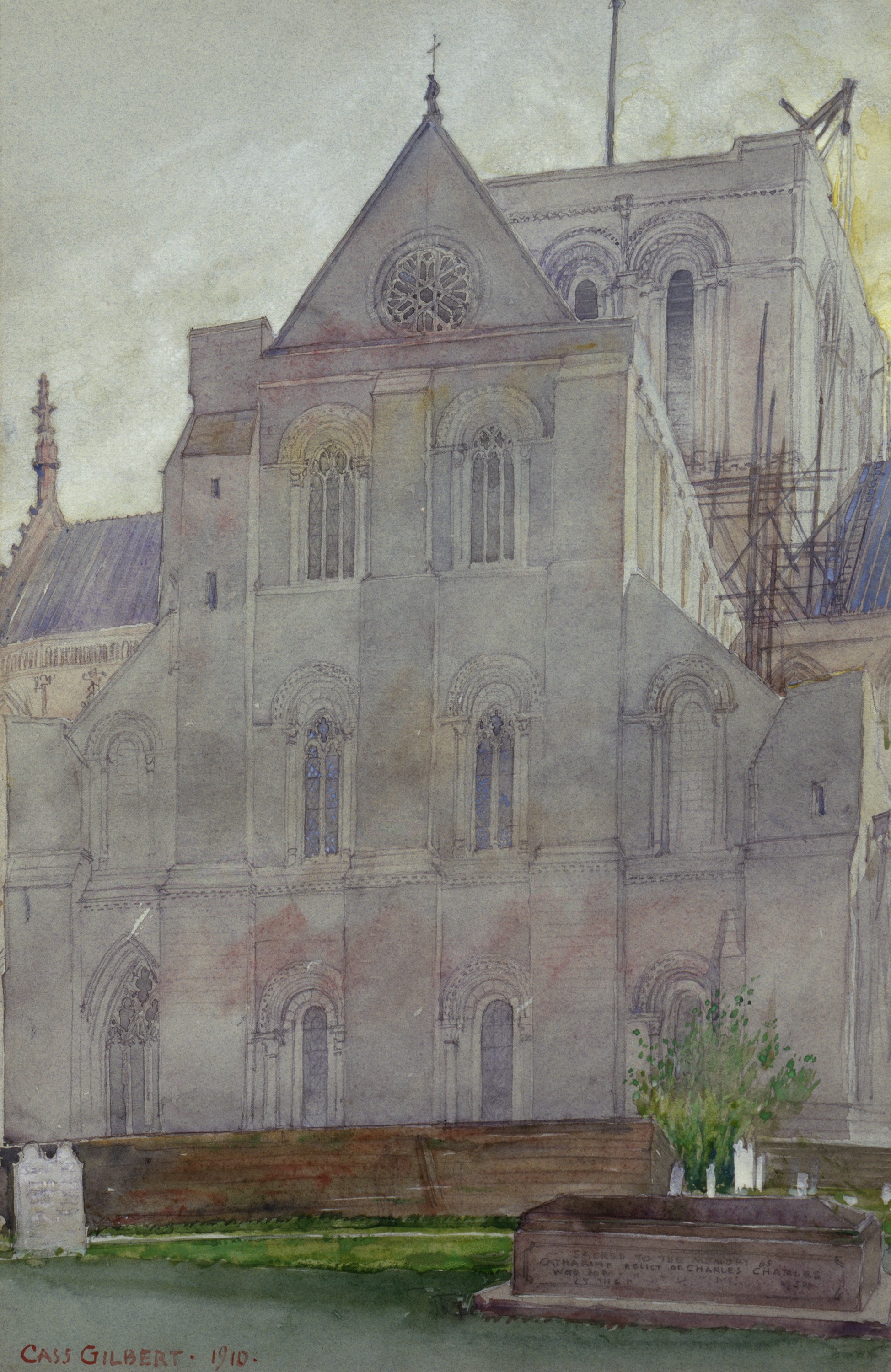 Cass Gilbert, North Transept, Winchester Cathedral, England