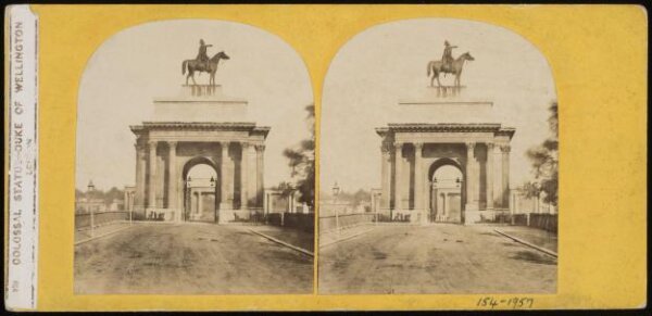 Francis Bedford, Colossal statue - Duke of Wellington, London