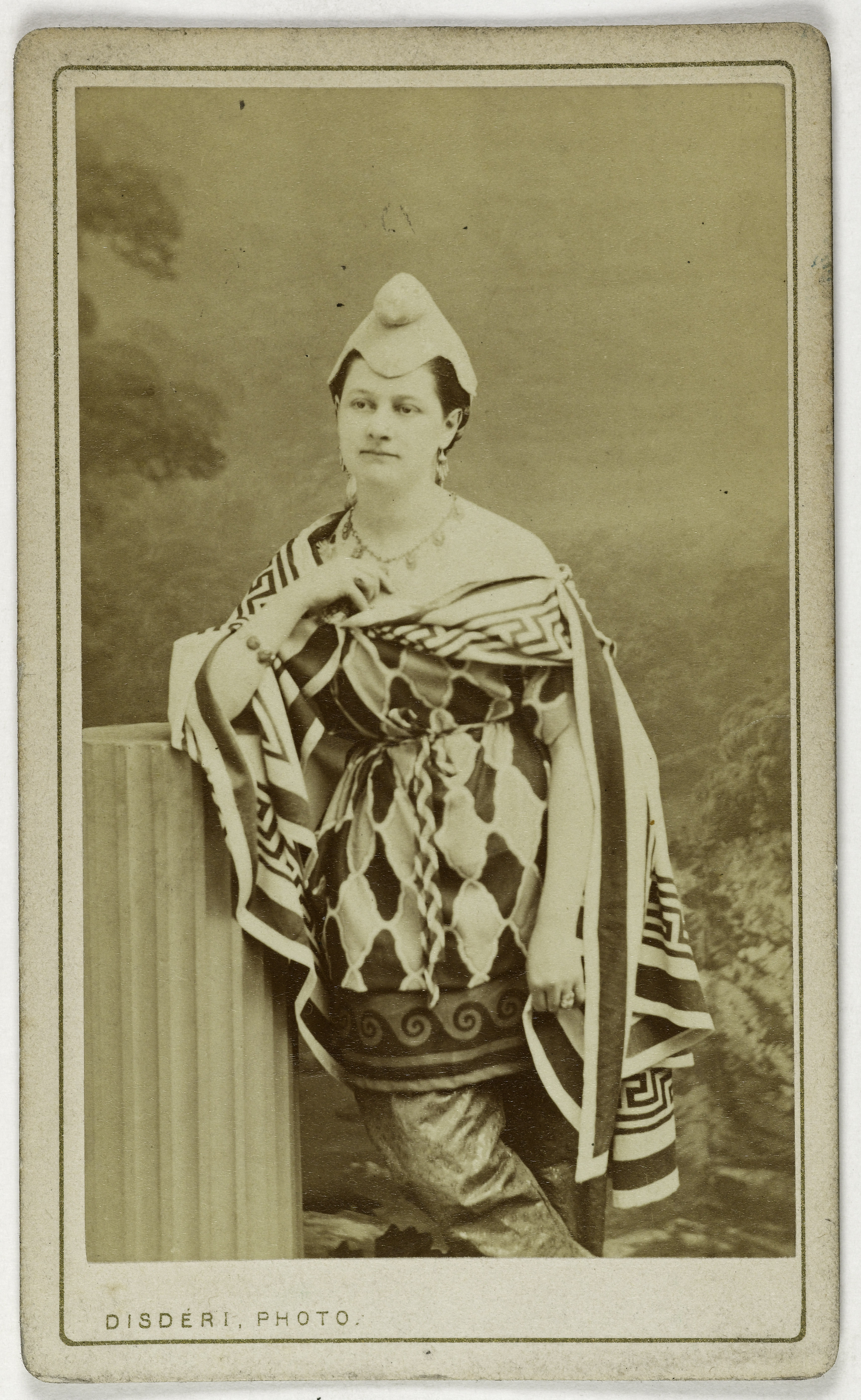 André-Adolphe-Eugène Disdéri, Portrait d'Henriette, (actrice aux Bouffes)