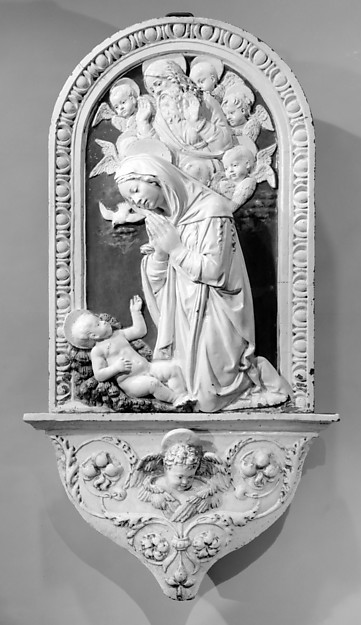 Andrea della Robbia, Virgin Adoring the Christ Child