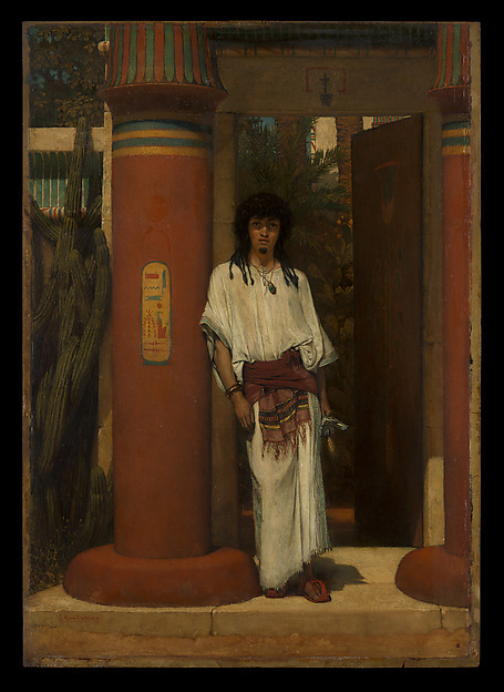 Sir Lawrence Alma-Tadema, An Egyptian in a Doorway