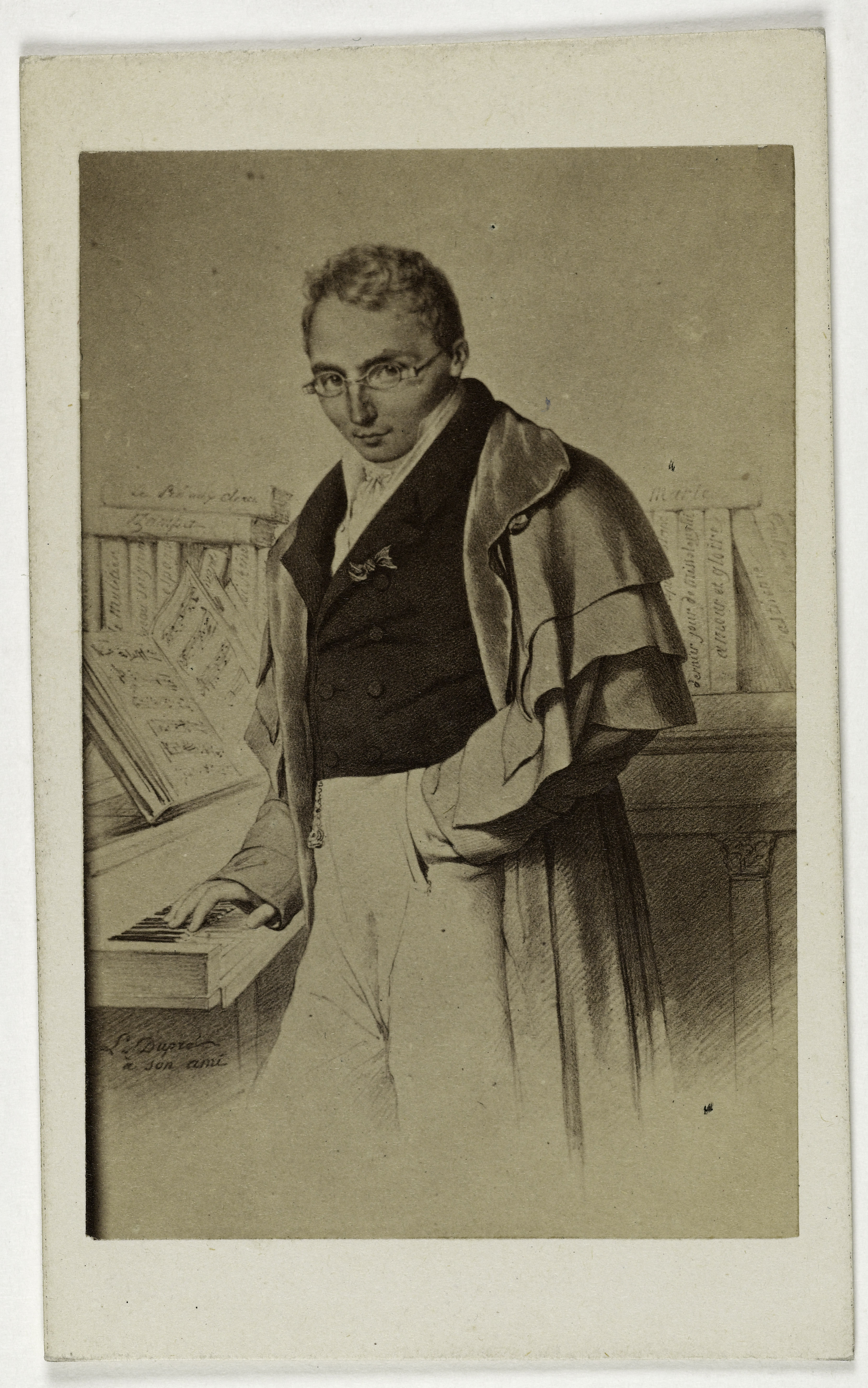 Anonyme, Portrait de Louis Herold, (1791-1833), compositeur