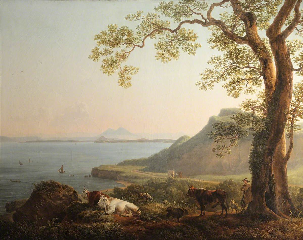 Simon Denis, A View from Ischia over the Canale di Procida