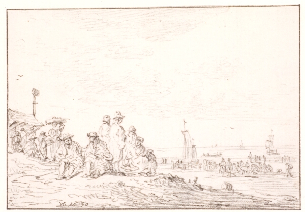 Jan Josefsz van Goyen, Strandbred med mange mennesker