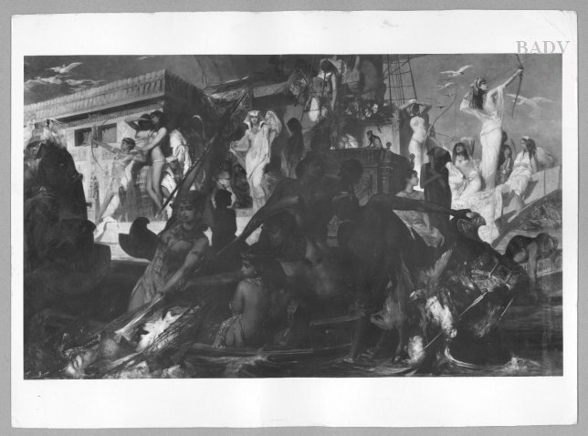 Hans Makart, Kleopatras Jagdzug auf dem Nil