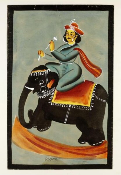 Unknown, Visvakarma on a black elephant