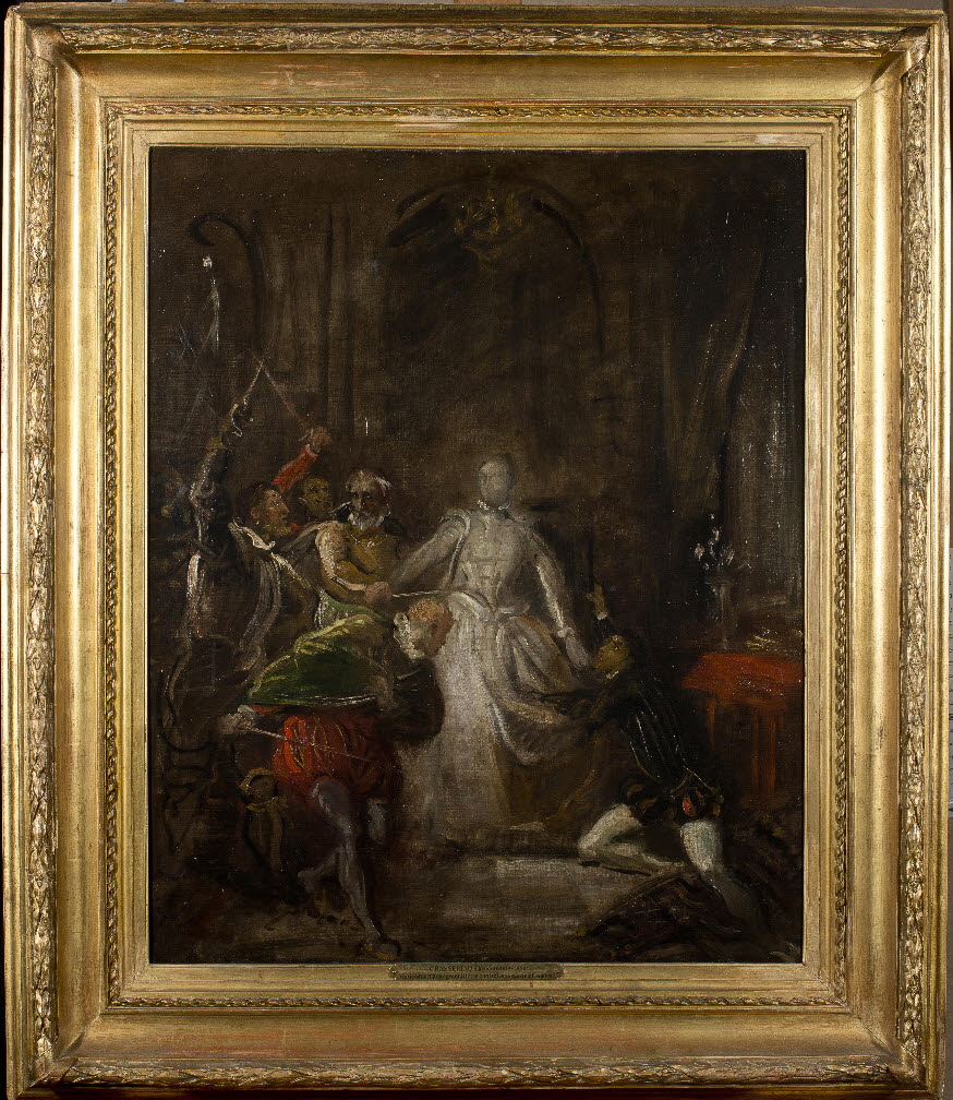 Théodore Chassériau, Marie Stuart protecting Riccio