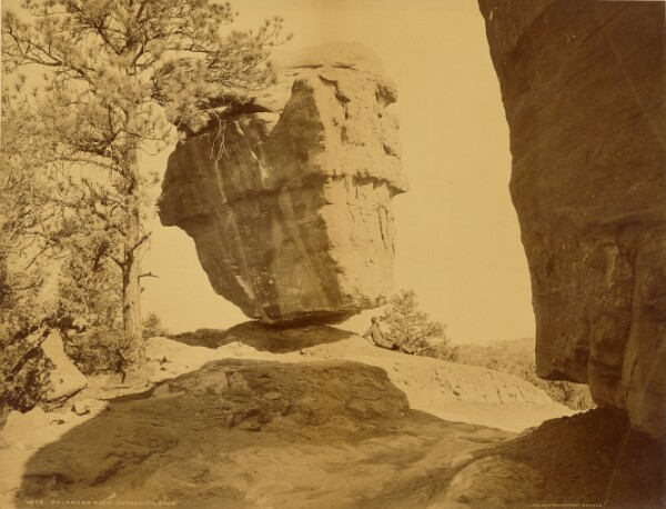 William Henry Jackson, Balanced Rock, Garden of the Gods