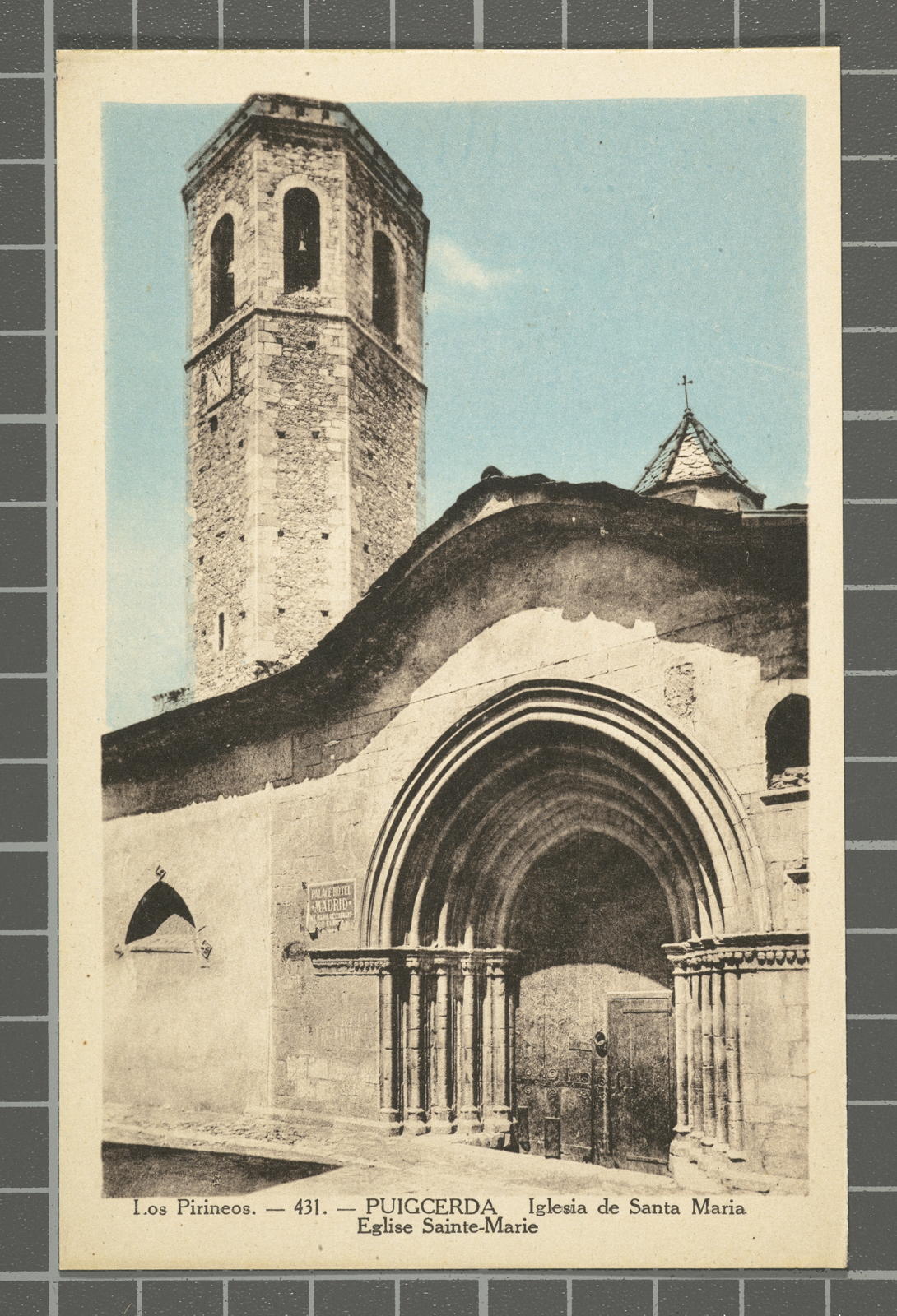 Desconegut, Los Pirineos.- 4301 Puigcerda.- Iglesia de Santa Maria