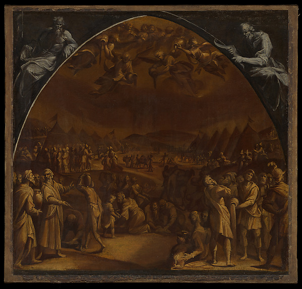 Aurelio Lomi, The Gathering of Manna