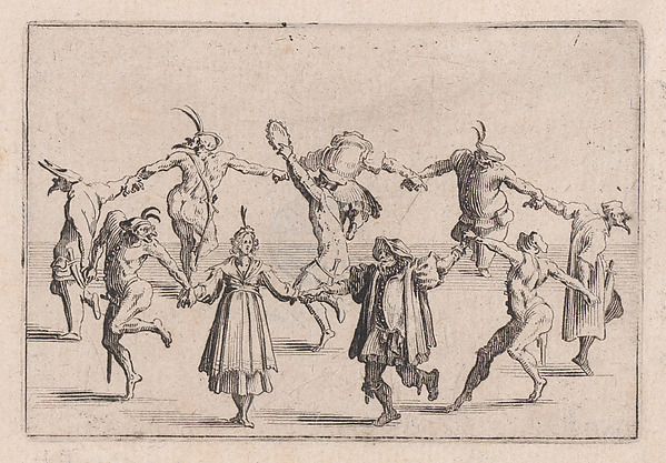 Jacques Callot, La Ronde (The Round Dance), from "Les Caprices" Series B, The Nancy Set